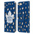 NHL Toronto Maple Leafs Leopard Patten Leather Book Wallet Case Cover For Apple iPhone 6 / iPhone 6s