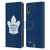 NHL Toronto Maple Leafs Net Pattern Leather Book Wallet Case Cover For LG K22