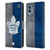 NHL Toronto Maple Leafs Half Distressed Leather Book Wallet Case Cover For Nokia X30