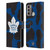 NHL Toronto Maple Leafs Cow Pattern Leather Book Wallet Case Cover For Motorola Moto G60 / Moto G40 Fusion