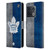 NHL Toronto Maple Leafs Half Distressed Leather Book Wallet Case Cover For OnePlus 10 Pro