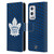 NHL Toronto Maple Leafs Net Pattern Leather Book Wallet Case Cover For OnePlus 9 Pro