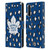 NHL Toronto Maple Leafs Leopard Patten Leather Book Wallet Case Cover For OnePlus Nord 5G