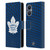 NHL Toronto Maple Leafs Net Pattern Leather Book Wallet Case Cover For OnePlus Nord N20 5G