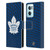 NHL Toronto Maple Leafs Net Pattern Leather Book Wallet Case Cover For OnePlus Nord CE 2 5G