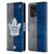 NHL Toronto Maple Leafs Half Distressed Leather Book Wallet Case Cover For OPPO Find X5 Pro