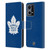 NHL Toronto Maple Leafs Plain Leather Book Wallet Case Cover For OPPO Reno8 4G