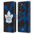 NHL Toronto Maple Leafs Cow Pattern Leather Book Wallet Case Cover For Samsung Galaxy S22+ 5G