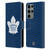 NHL Toronto Maple Leafs Net Pattern Leather Book Wallet Case Cover For Samsung Galaxy S23 Ultra 5G