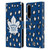 NHL Toronto Maple Leafs Leopard Patten Leather Book Wallet Case Cover For Sony Xperia 1 IV