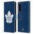 NHL Toronto Maple Leafs Net Pattern Leather Book Wallet Case Cover For Sony Xperia 1 IV
