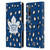 NHL Toronto Maple Leafs Leopard Patten Leather Book Wallet Case Cover For Xiaomi Mi 10 5G / Mi 10 Pro 5G