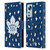 NHL Toronto Maple Leafs Leopard Patten Leather Book Wallet Case Cover For Xiaomi 12