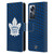 NHL Toronto Maple Leafs Net Pattern Leather Book Wallet Case Cover For Xiaomi 12 Pro