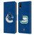 NHL Vancouver Canucks Plain Leather Book Wallet Case Cover For Apple iPhone XR