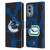 NHL Vancouver Canucks Cow Pattern Leather Book Wallet Case Cover For Nokia X30
