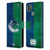 NHL Vancouver Canucks Half Distressed Leather Book Wallet Case Cover For Motorola Moto G9 Power