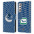 NHL Vancouver Canucks Net Pattern Leather Book Wallet Case Cover For Samsung Galaxy S21 5G