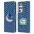 NHL Vancouver Canucks Net Pattern Leather Book Wallet Case Cover For Samsung Galaxy S21 Ultra 5G