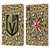 NHL Vegas Golden Knights Leopard Patten Leather Book Wallet Case Cover For Apple iPad Pro 11 2020 / 2021 / 2022