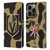 NHL Vegas Golden Knights Cow Pattern Leather Book Wallet Case Cover For Apple iPhone 14 Pro