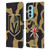 NHL Vegas Golden Knights Cow Pattern Leather Book Wallet Case Cover For Motorola Edge (2022)