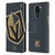 NHL Vegas Golden Knights Oversized Leather Book Wallet Case Cover For Xiaomi Redmi Note 9 / Redmi 10X 4G