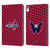 NHL Washington Capitals Net Pattern Leather Book Wallet Case Cover For Apple iPad 10.9 (2022)