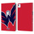 NHL Washington Capitals Oversized Leather Book Wallet Case Cover For Apple iPad Air 11 2020/2022/2024