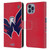 NHL Washington Capitals Oversized Leather Book Wallet Case Cover For Apple iPhone 14