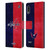 NHL Washington Capitals Half Distressed Leather Book Wallet Case Cover For LG K22