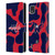 NHL Washington Capitals Cow Pattern Leather Book Wallet Case Cover For Nokia C2 2nd Edition