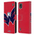 NHL Washington Capitals Oversized Leather Book Wallet Case Cover For Nokia C2 2nd Edition