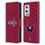 NHL Washington Capitals Net Pattern Leather Book Wallet Case Cover For OnePlus 9 Pro
