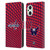 NHL Washington Capitals Net Pattern Leather Book Wallet Case Cover For OPPO Reno8 Lite