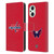 NHL Washington Capitals Plain Leather Book Wallet Case Cover For OPPO Reno8 Lite