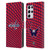 NHL Washington Capitals Net Pattern Leather Book Wallet Case Cover For Samsung Galaxy S21 Ultra 5G