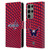 NHL Washington Capitals Net Pattern Leather Book Wallet Case Cover For Samsung Galaxy S23 Ultra 5G