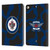 NHL Winnipeg Jets Cow Pattern Leather Book Wallet Case Cover For Apple iPad 9.7 2017 / iPad 9.7 2018