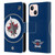 NHL Winnipeg Jets Oversized Leather Book Wallet Case Cover For Apple iPhone 13 Mini