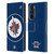 NHL Winnipeg Jets Oversized Leather Book Wallet Case Cover For Motorola Edge 30