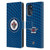NHL Winnipeg Jets Net Pattern Leather Book Wallet Case Cover For Motorola Moto G (2022)