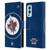 NHL Winnipeg Jets Oversized Leather Book Wallet Case Cover For OnePlus Nord 2 5G