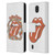 The Rolling Stones Graphics Flowers Tongue Leather Book Wallet Case Cover For Nokia C01 Plus/C1 2nd Edition