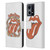 The Rolling Stones Graphics Flowers Tongue Leather Book Wallet Case Cover For OPPO Reno8 4G