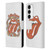 The Rolling Stones Graphics Flowers Tongue Leather Book Wallet Case Cover For Samsung Galaxy S23 5G