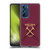 West Ham United FC Hammer Marque Kit Gradient Soft Gel Case for Motorola Edge 30