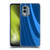 Ameritech Graphics Blue Mono Swirl Soft Gel Case for Nokia X30