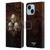Alchemy Gothic Skull No Evil Three Skull Leather Book Wallet Case Cover For Apple iPhone 14 Plus