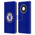 Chelsea Football Club Crest Plain Blue Leather Book Wallet Case Cover For Huawei Mate 40 Pro 5G